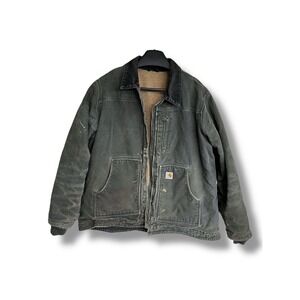 CARHARTT WC061 Sherpa Lined Sandstone Ridge Coat Detroit Work Jacket Women's 2XL